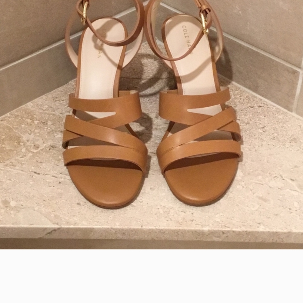 Cole Haan Women's Tan Strappy Sandals